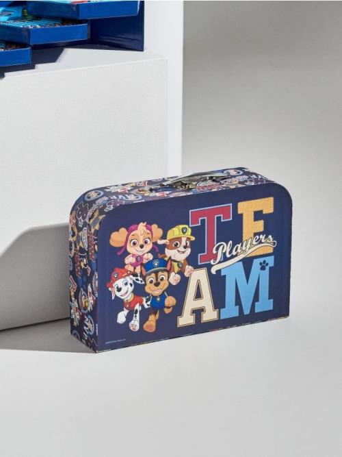 Sinsay - Úložná škatuľa v tvare kufra Paw Patrol - tmavomodrá