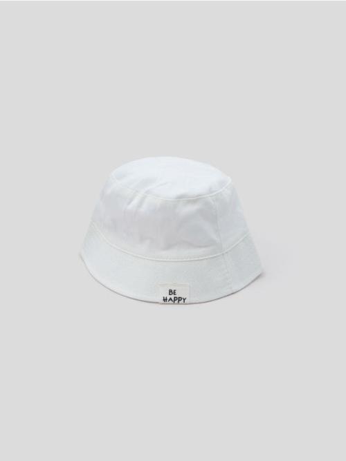 Sinsay - Klobúk typu bucket hat - krémová