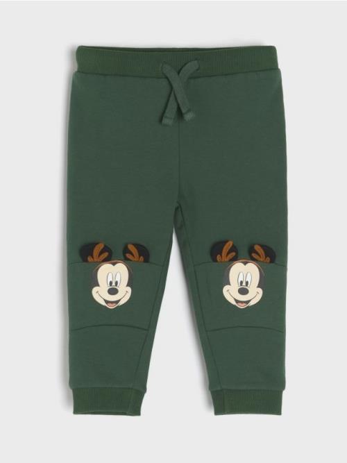 Sinsay - Nohavice Minnie Mouse - modrozelená
