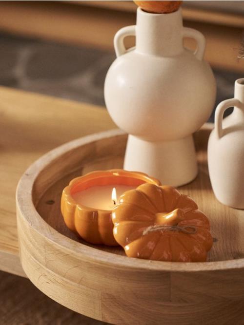 Sinsay - Voňavá sviečka Pumpkin - oranžová