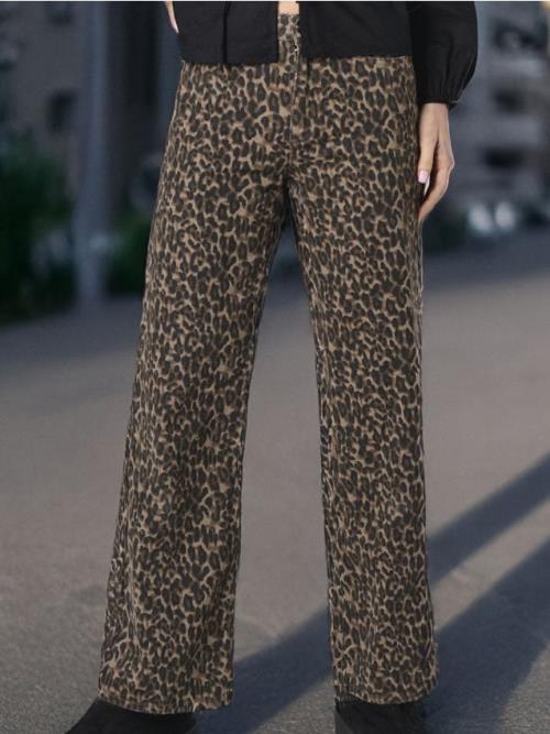 Sinsay - Rifle wide leg - viacfarebná