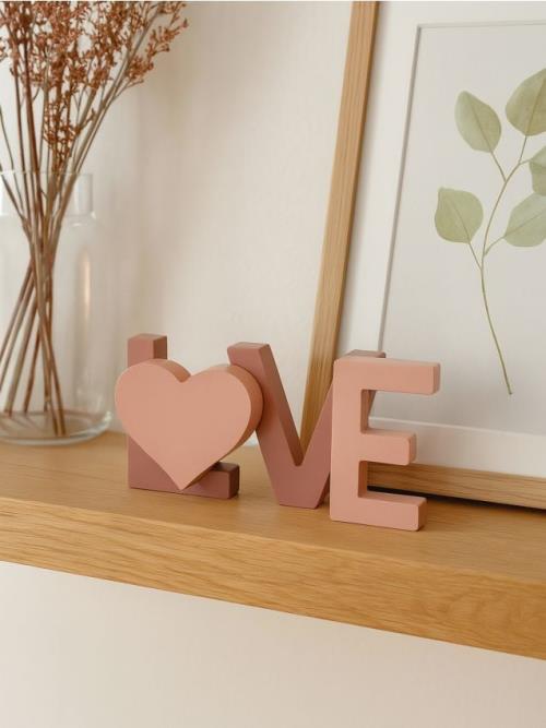 Sinsay - Stojacia dekorácia LOVE - ružová