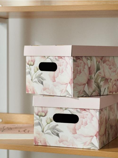 Sinsay - Úložný box 2 balení - pastelová ružová