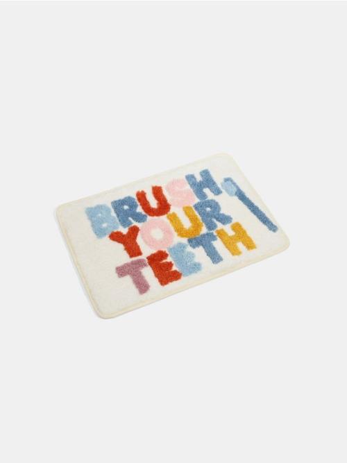 Sinsay - Kúpeľňová podložka s nápisom BRUSH YOUR TEETH - viacfarebná