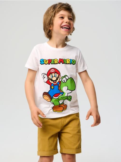 Sinsay - Tričko Super Mario - biela