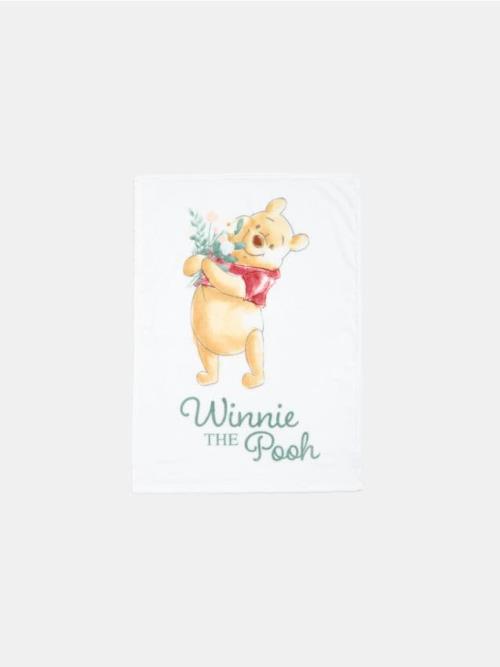 Sinsay - Deka s ozdobnou potlačou Winnie The Pooh - krémová