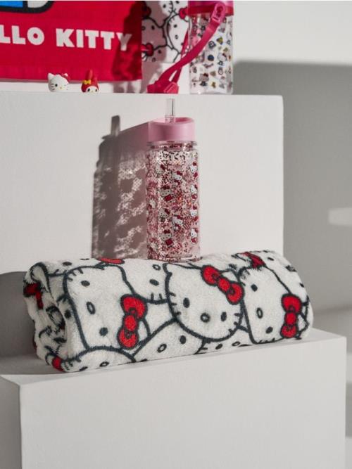 Sinsay - Deka s potlačou Hello Kitty - biela