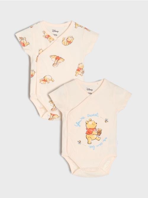 Sinsay - Súprava 2 body Winnie The Pooh - krémová