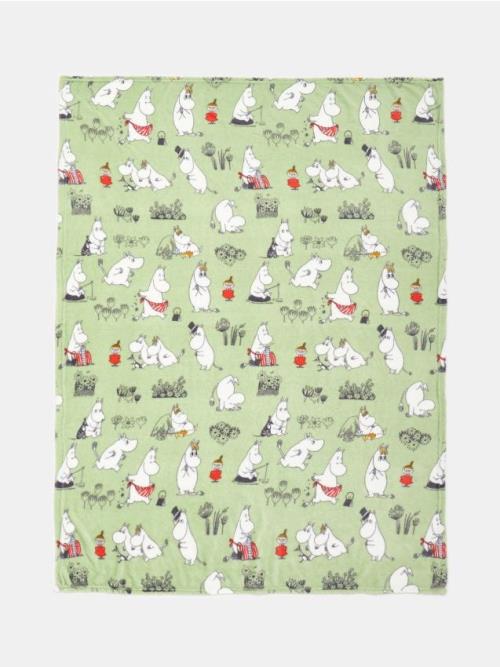 Sinsay - Deka The Moomins - bledozelená
