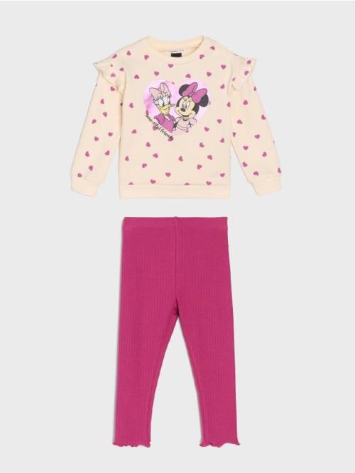 Sinsay - Úpletová súprava Minnie Mouse - krémová