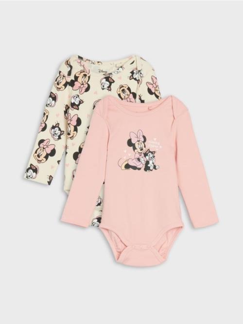 Sinsay - Súprava 2 body Minnie Mouse - ružová