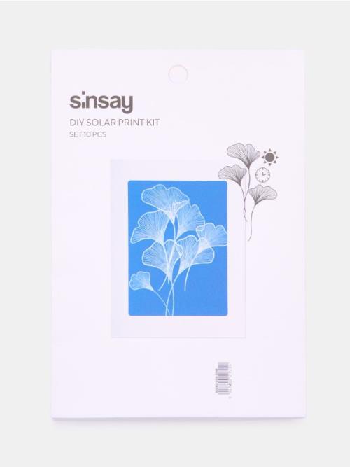 Sinsay - Kreatívna sada - DIY sada na solárnu tlač - modrá