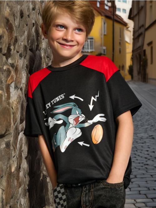 Sinsay - Tričko Looney Tunes - čierna