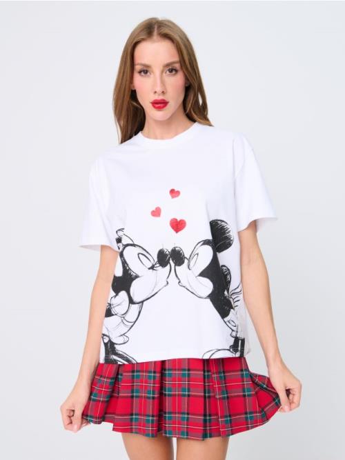 Sinsay - Tričko Mickey Mouse - biela