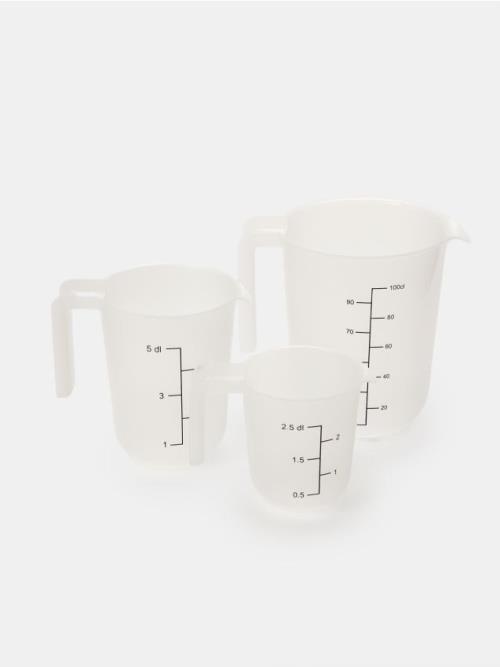 Sinsay - Kuchynské odmerky 3 pack - clear