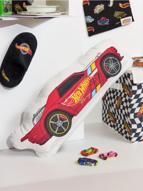 Sinsay - Ozdobný vankúš Hot Wheels - biela