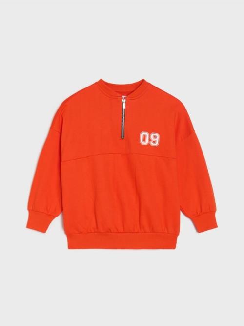 Sinsay - Mikina crewneck - červená