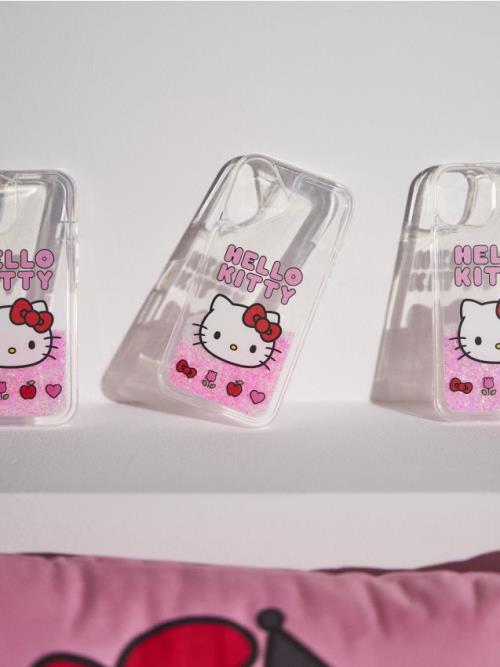 Sinsay - Puzdro na iPhone 16 Hello Kitty - horúca ružová
