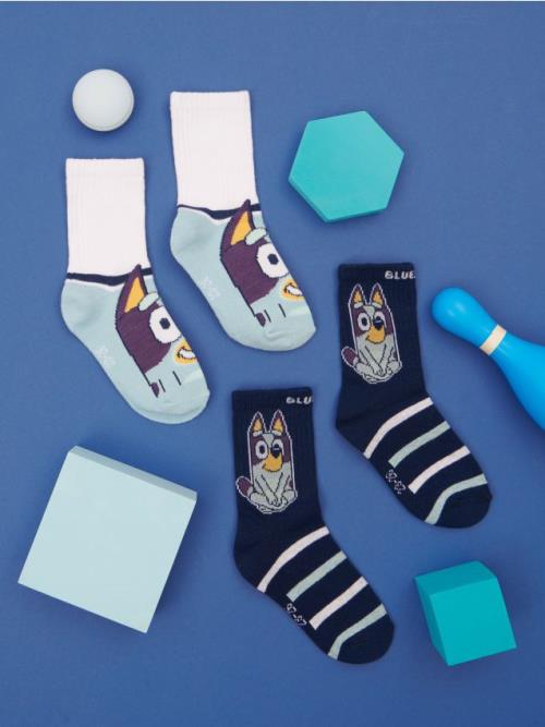Sinsay - Súprava 2 párov ponožiek BLUEY - viacfarebná