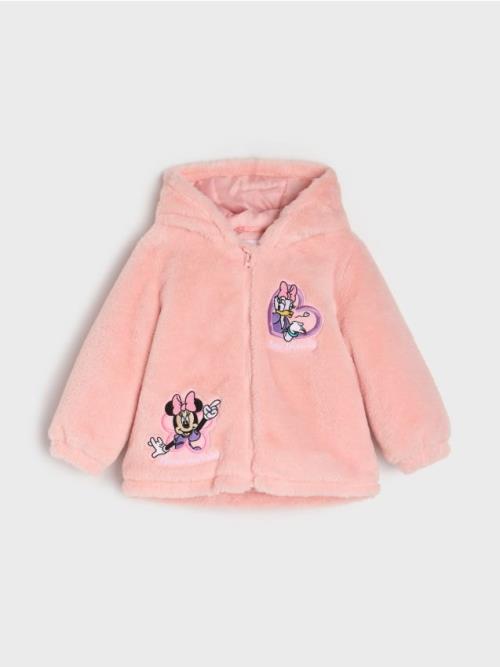 Sinsay - Bunda s kapucňou Mickey Mouse - ružová