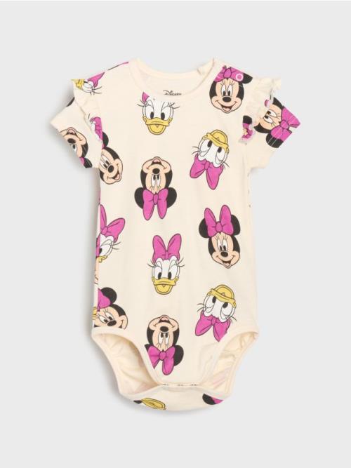 Sinsay - Body Minnie Mouse - krémová