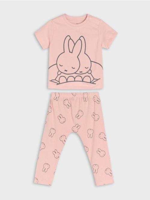 Sinsay - Dvojdielne pyžamo Miffy - pastelová ružová