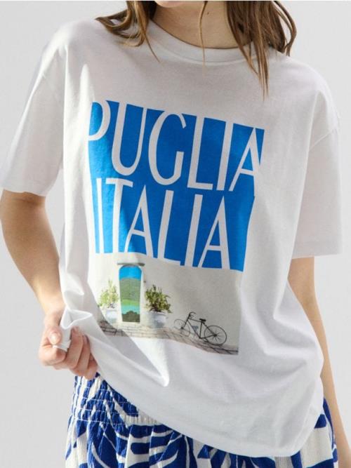 Sinsay - Tričko voľného strihu s potlačou - biela