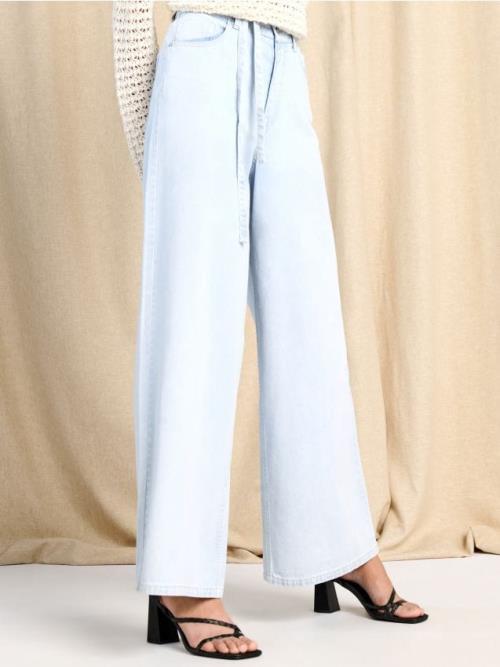Sinsay - Rifle wide leg - modrá