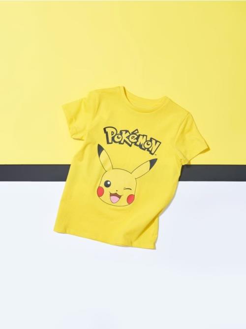 Sinsay - Tričko Pokémon - žltá
